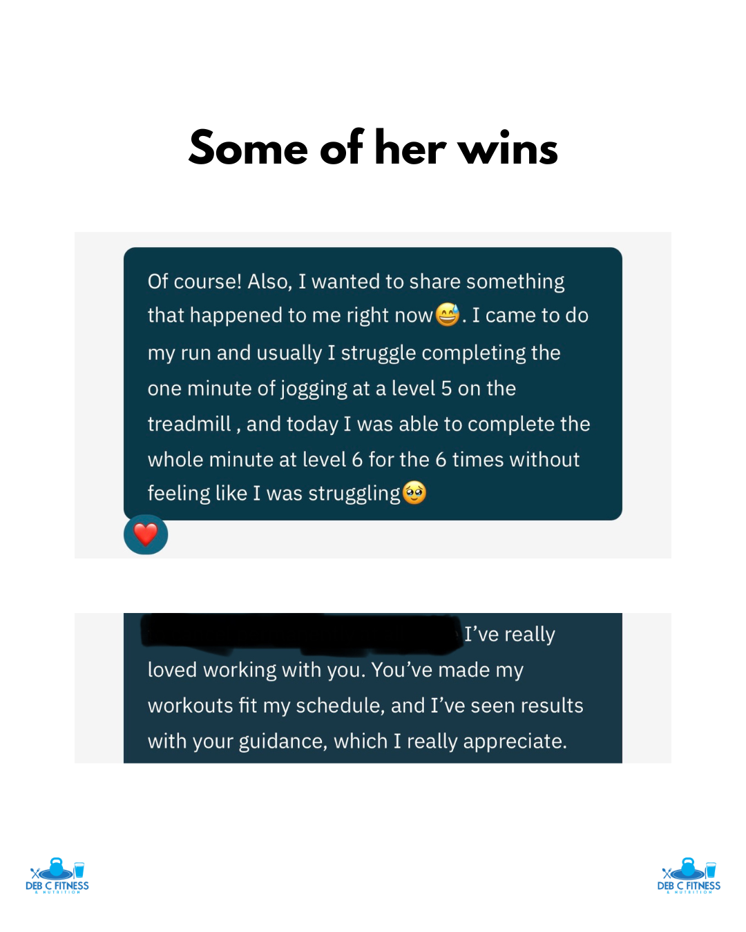 Esmeralda's wins — client messages